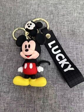 Classic cartoon Mickey Mouse keychain pendant